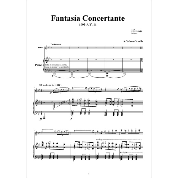 VALERO: Fantasia concertante, 1993-A.V. 11 - Imagen 2