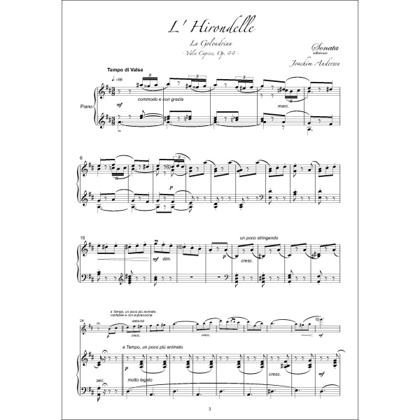 ANDERSEN: L'Hirondelle, Op. 44 - Imagen 2