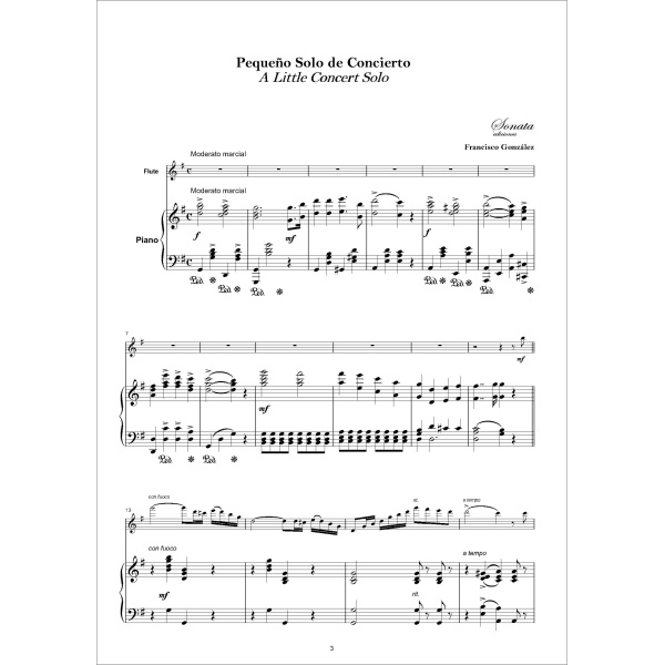 GONZALEZ, F.: Pequeño Solo de Concierto - Imagen 2