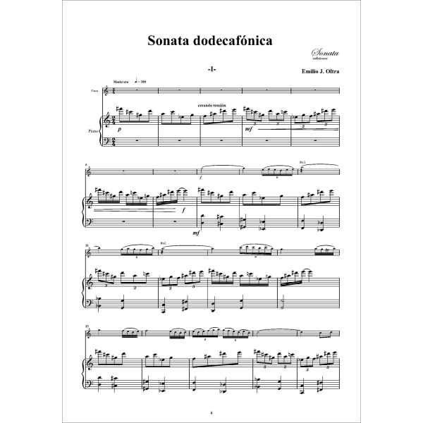 OLTRA, E.: Sonata dodecafonica - Imagen 2