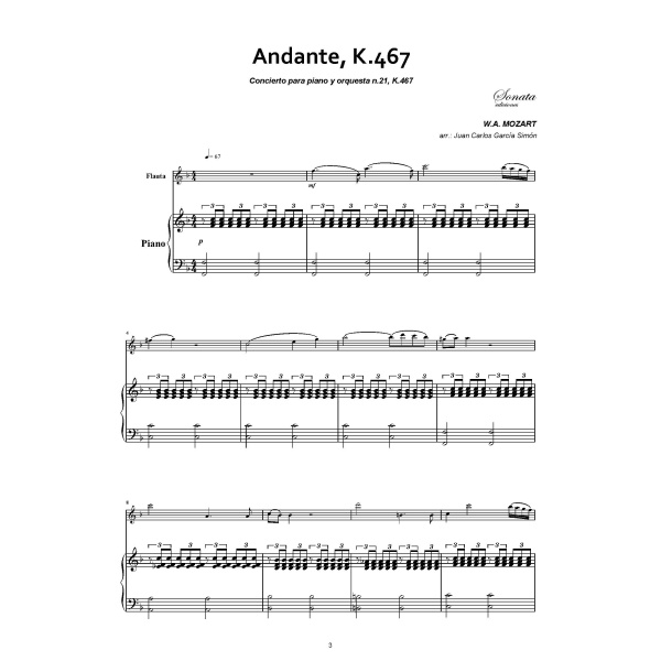 MOZART: Andante K.467 - Imagen 2