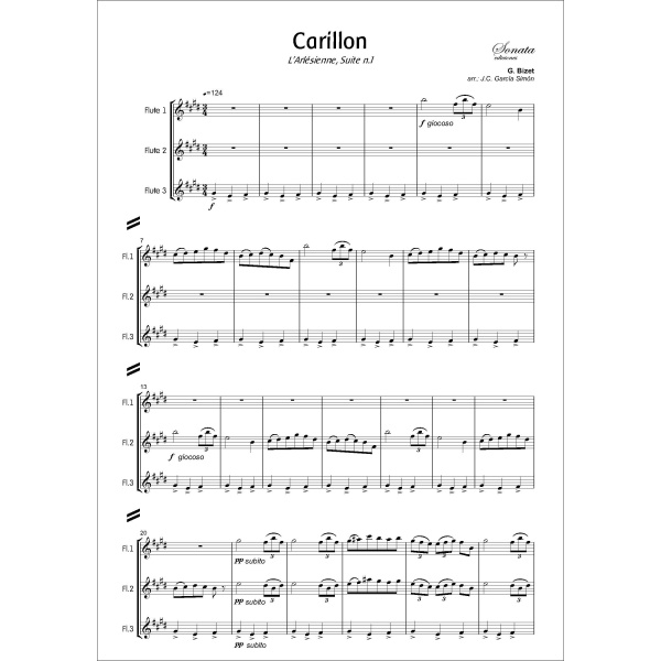 BIZET, G.: Carillon (3 Fls) - Imagen 2