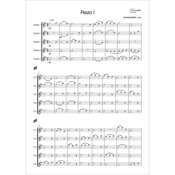 SCHICKHARDT, J.CH.: 3 Piezas fáciles - Imagen 2