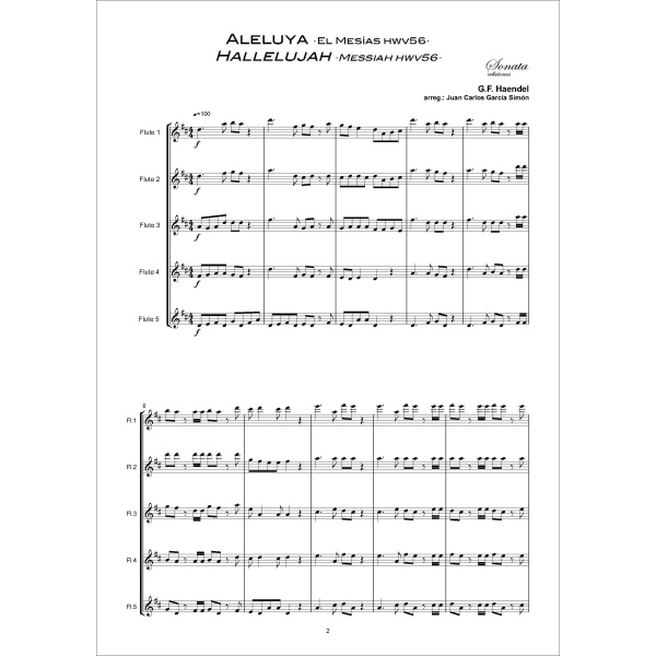 HAENDEL, G.F.: Aleluya · El Mesías HWV56 - Imagen 2