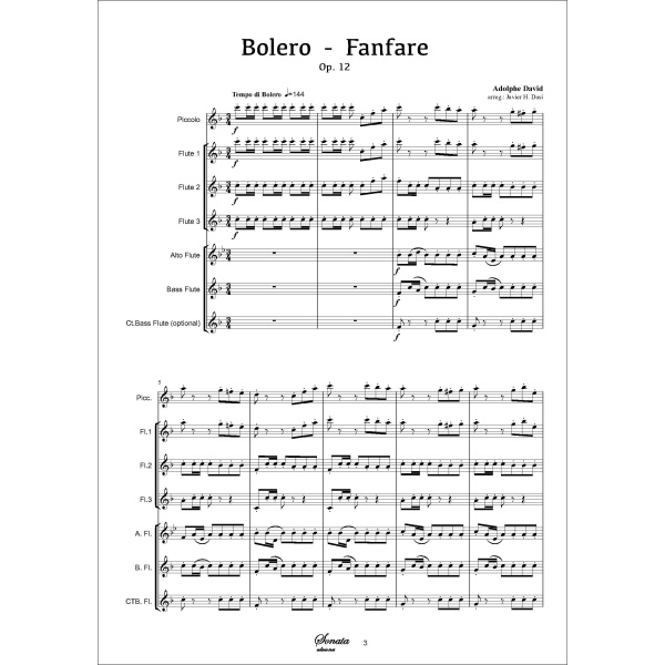 DAVID: Bolero-Fanfare, Op.12 - Imagen 2
