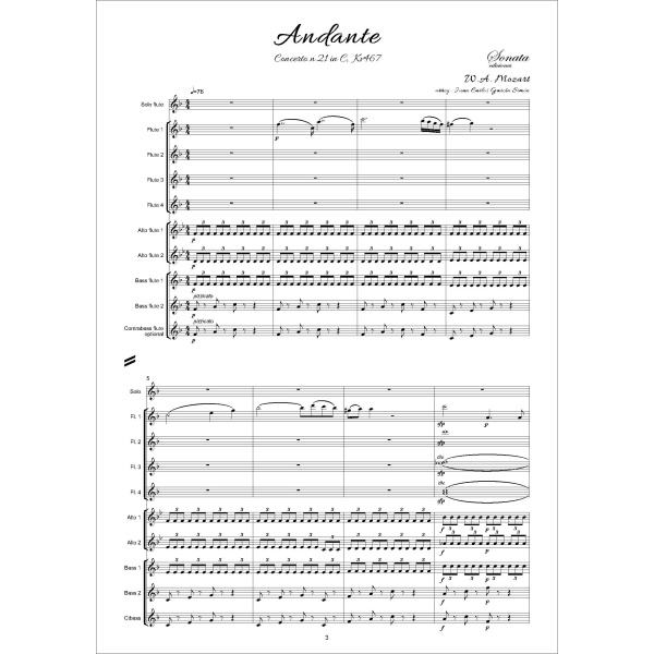 MOZART: Andante from Concerto n.21 in C, Kv.467 - Imagen 2