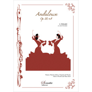PESSARD, E.: Andalouse, Op.20, n.8 (Flauta solista y Orquesta de flautas)