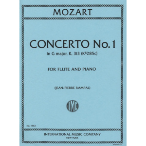 MOZART: Concierto en Sol M., Kv.313