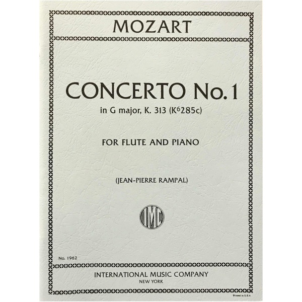 MOZART: Concierto en Sol M., Kv.313