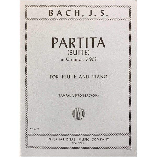 BACH: Suite (Partita) Do m.