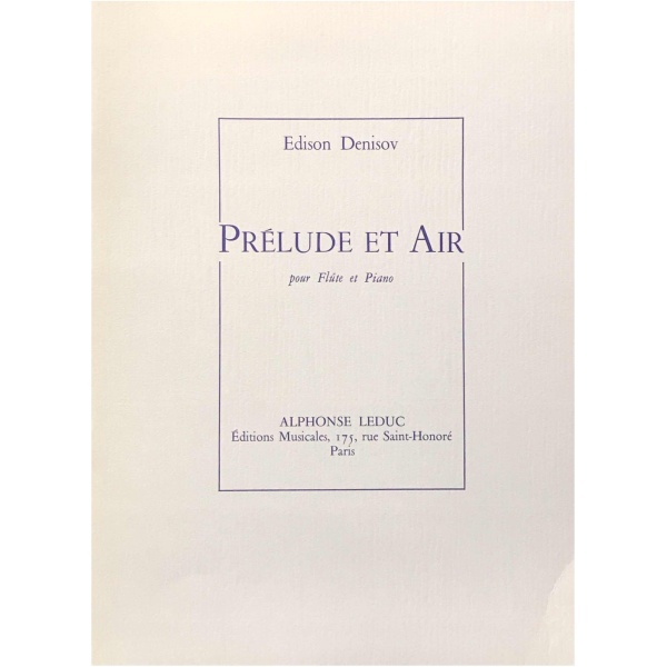 DENISOV: Prelude et Air