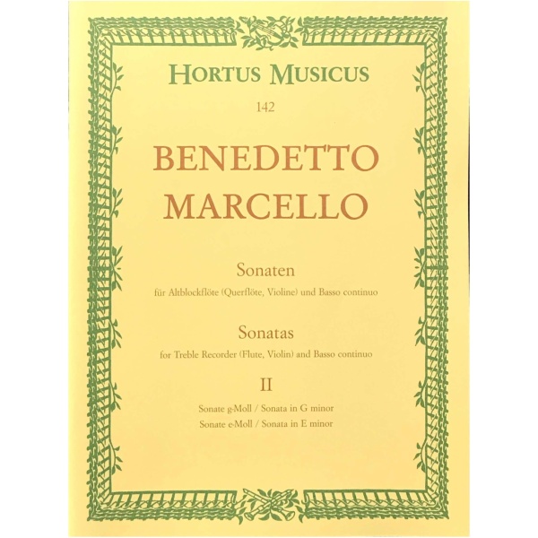 MARCELLO: 12 Sonatas, Op.2, vol 2