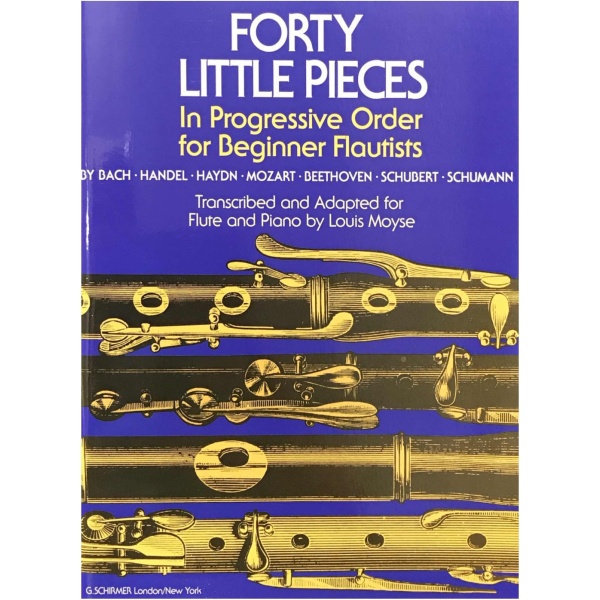 MOYSE/VARIOS: Forty Little Pieces for Beginner Flautists