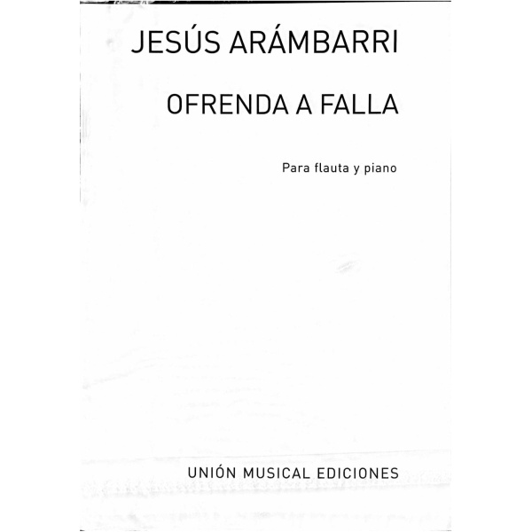 ARAMBARRI: Ofrenda a Falla