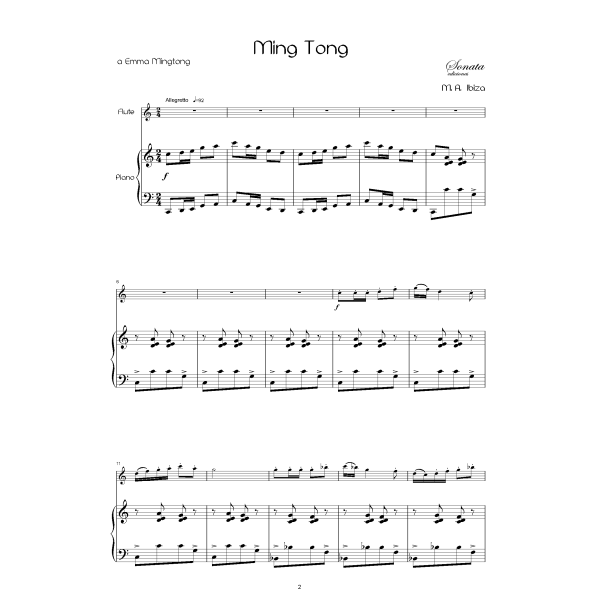 IBIZA, M.A.: Ming Tong (flauta y piano) - Imagen 2