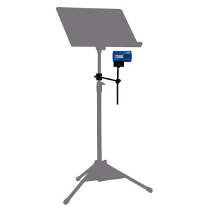 Soporte de plástico para metrónomo o afinador para atril