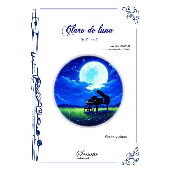 BEETHOVEN, L.: Claro de luna, Op. 27, n.2 (flauta y piano)