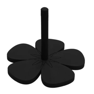 Soporte para flauta Roi R52-PP Silicone Flower - negro