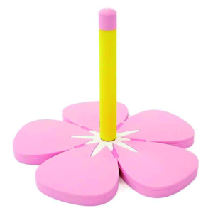 Soporte para flauta Roi R52-PP Silicone Flower - rosa