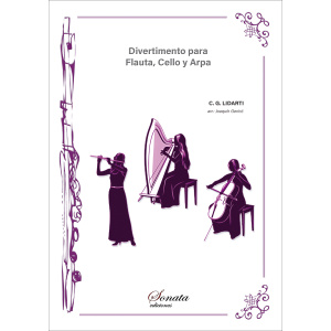 LIDARTI, C.G.: Divertimento para flauta, cello y arpa