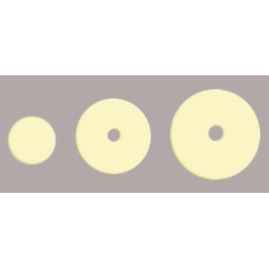 Juego de zapatillas "VF·1" para flauta Yamaha, platos cerrados. Pata de Do